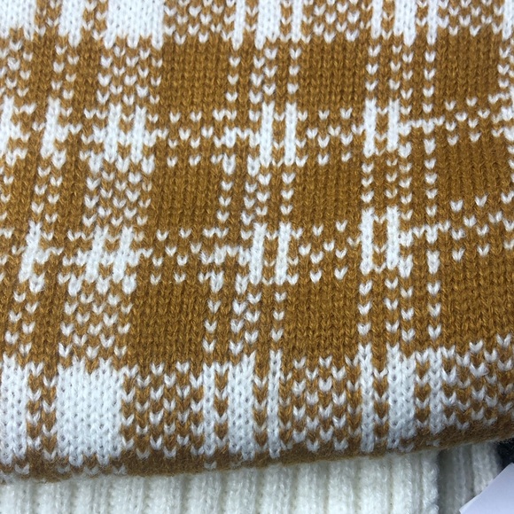 TIMBERLAND Plaid Flat Knit Scarf NWT - Picture 5 of 17